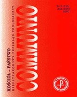 Communio nr 3/2003. Kościół - Państwo
