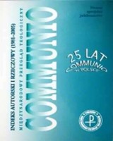 Indeks autorski i rzeczowy 1981-2005. Communio. Numer specjalny jubileuszowy