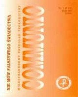 Communio nr 1/2000. Nie mów fałszywego świadectwa