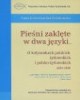 Pieśni zaklęte w dwa języki. O - okładka książki