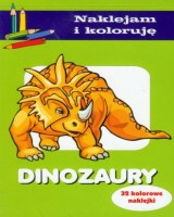 Dinozaury. Naklejam i koloruję