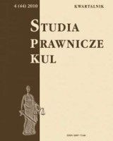 Studia prawnicze KUL, 4(44)/2010