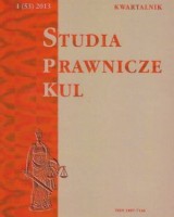 Studia prawnicze KUL, 1(53)/2013