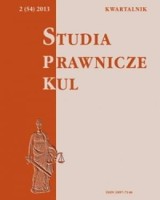 Studia prawnicze KUL, 2(54)/2013