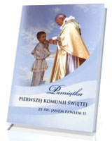Pamiątka Pierwszej Komunii Świętej ze Św. Janem Pawłem II