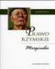 Prawo rzymskie. Marginalia - okładka książki