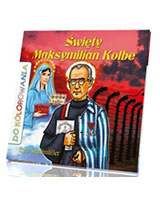 Święty Maksymilian Kolbe. Kolorowanka