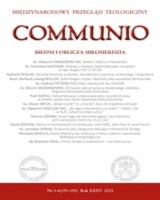 Communio nr 3-4(191-192)/2015. Biedni i oblicza miłosierdzia
