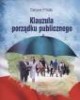 Klauzula porządku publicznego - okładka książki