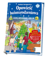 Opowieść Bożonarodzeniowa z szopką betlejemską origami