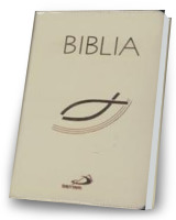 Biblia z rybką z suwakiem ecru