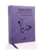 Pismo Święte Starego i Nowego Testamentu [kolor fioletowy z paginatorami]