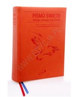 Pismo Święte Starego i Nowego Testamentu [kolor pomarańczowy z paginatorami]