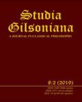 Studia Gilsoniana 8, nr 2 (kwiecień-czerwiec 2019)  