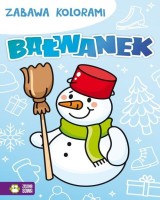 Zabawa kolorami Bałwanek