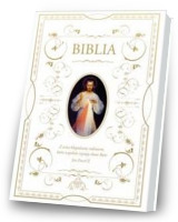 Biblia dowowa z obwolutą. Jezus Miłosierny