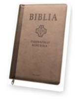 Biblia pierwszego Kościoła z paginatorami (brązowa)