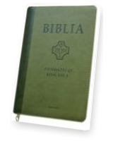 Biblia pierwszego Kościoła z paginatorami (ciemnozielona)