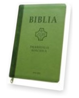 Biblia pierwszego Kościoła z paginatorami (jasnozielona)