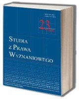 Studia z Prawa Wyznaniowego. Tom 23
