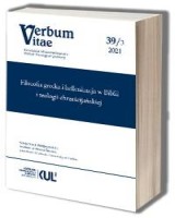Verbum Vitae 39/3 2021. Filozofia grecka i hellenizacja w Biblii i teologii chrześcijańskiej