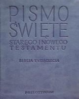 Biblia Tysiąclecia - Travel jasnoniebieska
