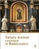 Święty Antoni czczony w Radecznicy - okładka książki