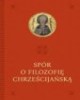Spór o filozofię chrześcijańską - okładka książki