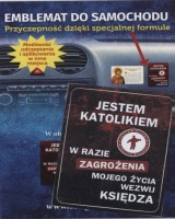 Emblemat do samochodu Jestem Katolikiem