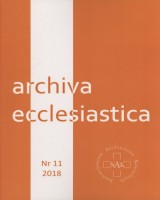Archiva Ecclesiastica nr 11/2018