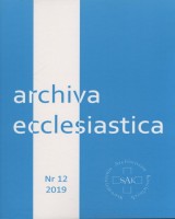 Archiva Ecclesiastica nr 12/2019