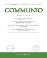 Communio (1/2021). PYTANIA O BOGA