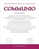 Communio (1/2023). DUCH JEDNOŚCI