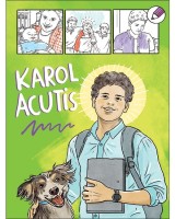Kolorowanka. Święty Karol Acutis