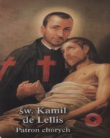 Karta św. Kamil de Lellis. Patron chorych 