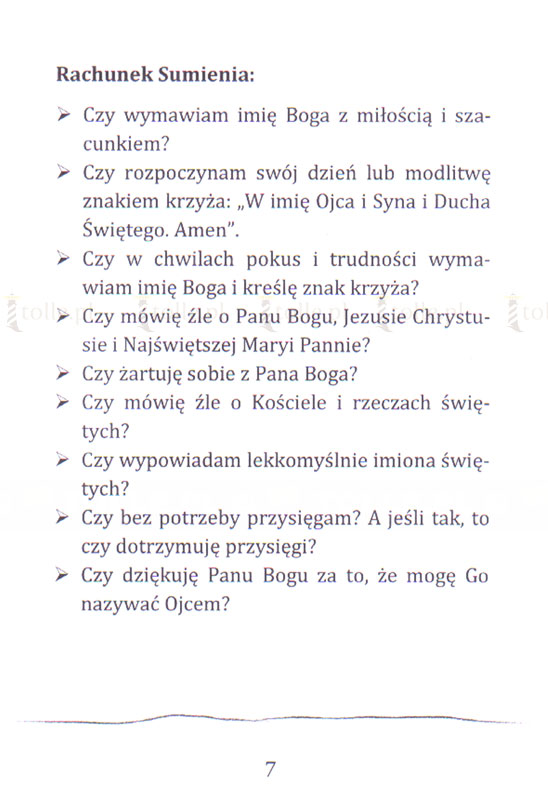 10 przykazań Bożych - rachunek sumienia - Klub Książki Tolle.pl