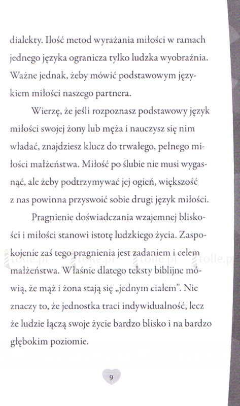 Pięć języków miłości - Klub Książki Tolle.pl