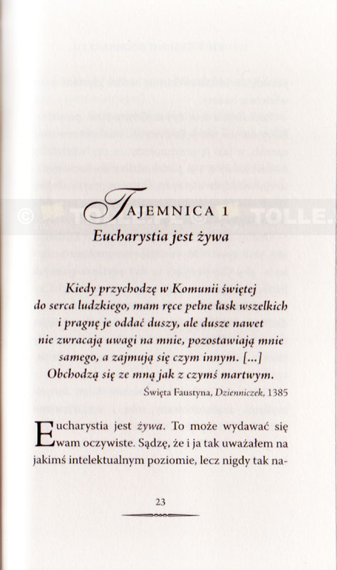7 tajemnic Eucharystii - Klub Książki Tolle.pl