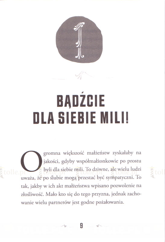 9 małżeńskich porad, a każda warta milion dolarów - Klub Książki Tolle.pl