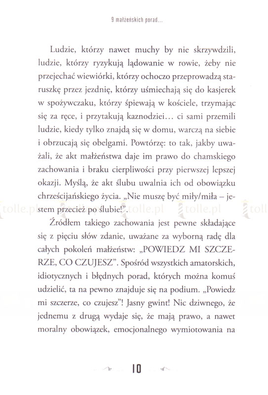 9 małżeńskich porad, a każda warta milion dolarów - Klub Książki Tolle.pl