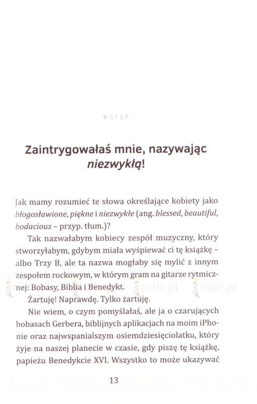 Błogosławiona, piękna i niezwykła. Jak świętować dar kobiecości - Klub Książki Tolle.pl