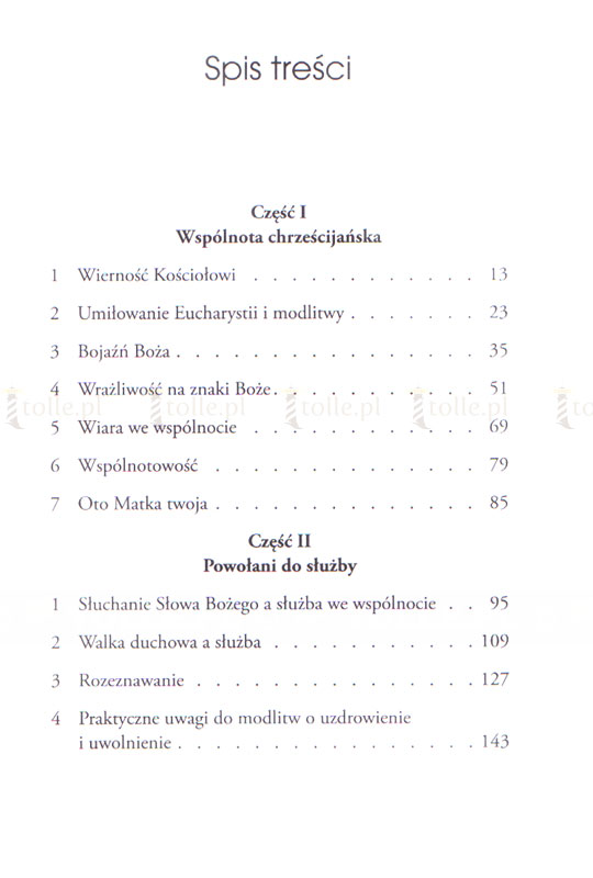 Bóg daje charyzmaty. Rekolekcje o wspólnocie i posługiwaniu - Klub Książki Tolle.pl