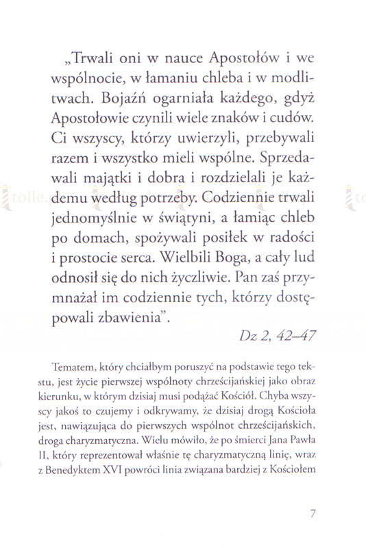 Bóg daje charyzmaty. Rekolekcje o wspólnocie i posługiwaniu - Klub Książki Tolle.pl