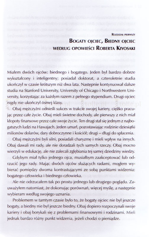 Bogaty ojciec, biedny ojciec - Klub Książki Tolle.pl