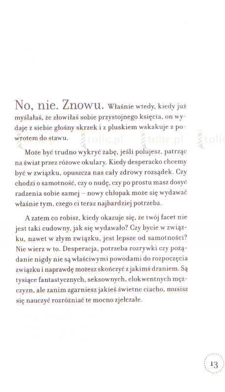 Przestań całować żaby - Klub Książki Tolle.pl