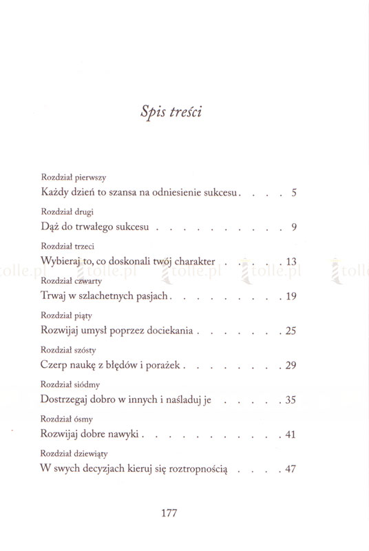 Charakter i sukces. Jak osiągnąć trwałe szczęście i powodzenie w życiu - Klub Książki Tolle.pl