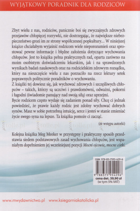 Jak wychować chłopca na mężczyznę - Klub Książki Tolle.pl