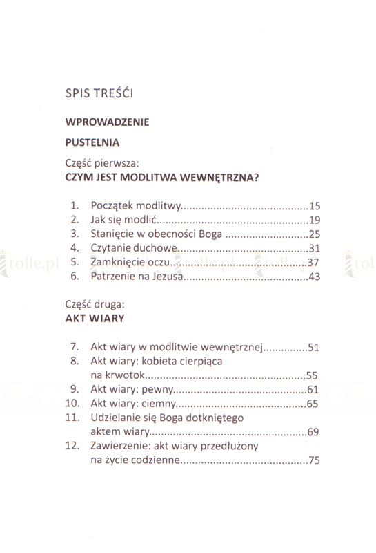 Modlitwa w ciszy - Klub Książki Tolle.pl