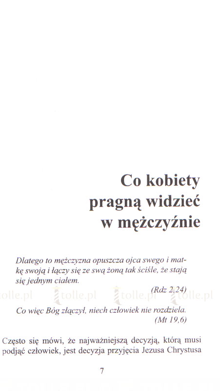 Czego pragnie kobieta w mężczyźnie - Klub Książki Tolle.pl