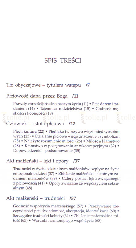 Człowiek - istota płciowa. O psychologii współżycia małżeńskiego - Klub Książki Tolle.pl